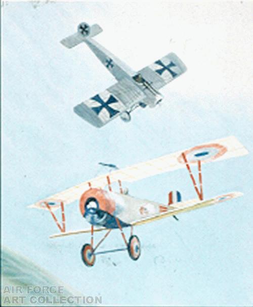 NIEUPORT II VS FOKKER E III